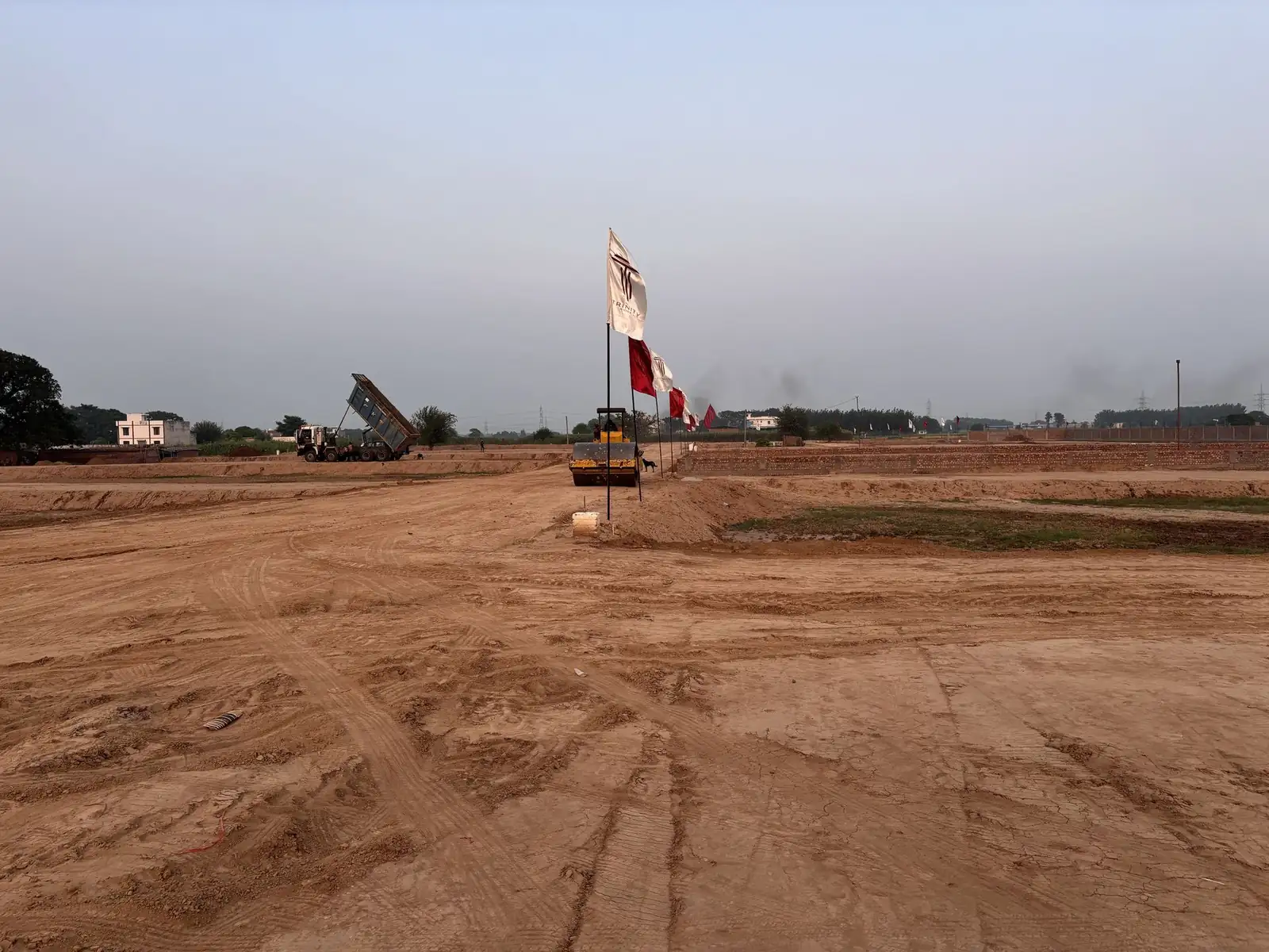 Residential plots under development at The Ridge, Kurali, Punjab